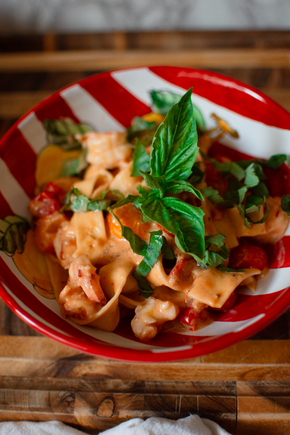 tiktok trader joes lobster bisque pasta recipe